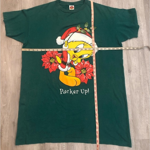 Vintage 1999 Shirt Tweety PUCKER UP! Perfect shirt for Christmas XL - Picture 6 of 6